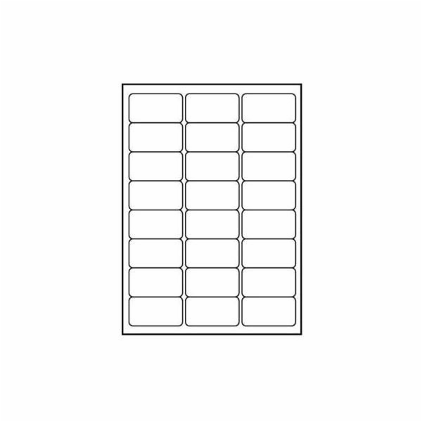 Logo A4 Label, Matte, White, 25 ks.