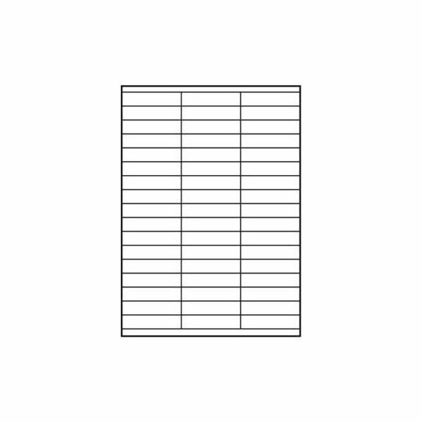 Logo A4 Label, Matte, White, 10 ks.