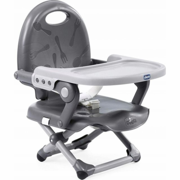 Chicco Pocket Snack Booster high chair Hard seat Grey