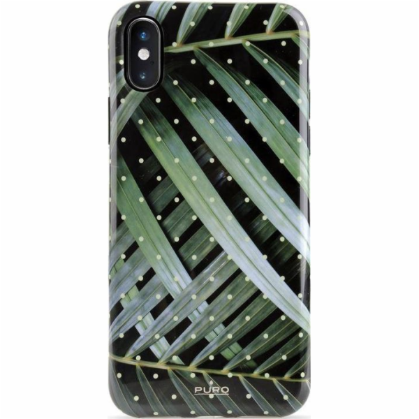 Puro PURO Glam Tropical Leaves - iPhone Xs Max Case (Bril...