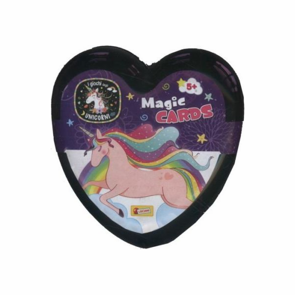 Sběratelské karty Lisciani Horse Unicorn v srdci