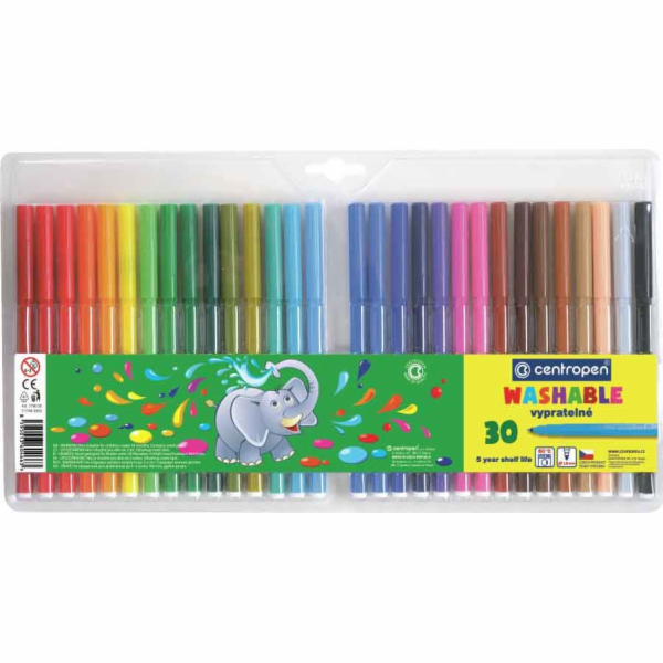 Centropen barevné popisovače 30 barev (7790/30)