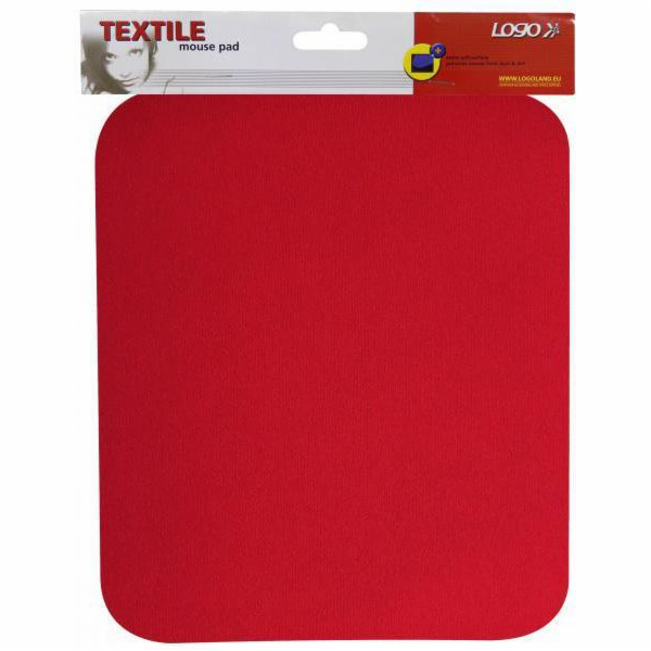 Podložka pod myš s logem, měkká, červená (50110)
