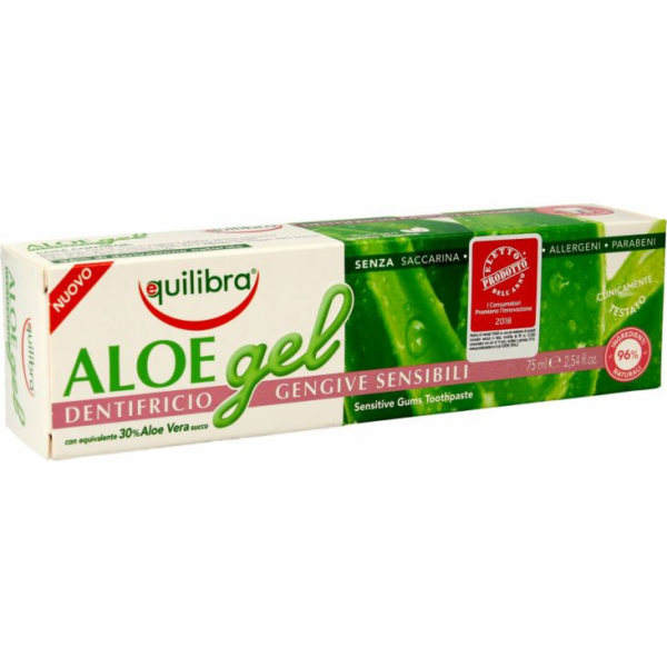 Zubní pasta Equilibra Aloe Gel Sensitive 30% Aloe 75ml