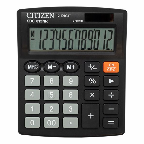 Kalkulačka Citizen SDC812NR