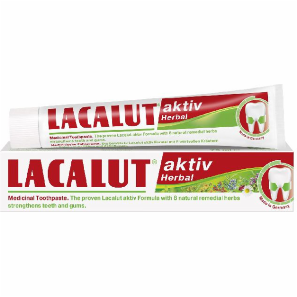 Lacalut Activ Herbal zubní pasta 75 ml