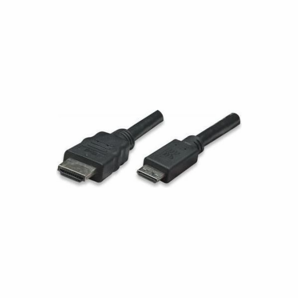 Techly HDMI Mini - HDMI kabel 1,8 m černý (ICOC-HDMI-B-015)
