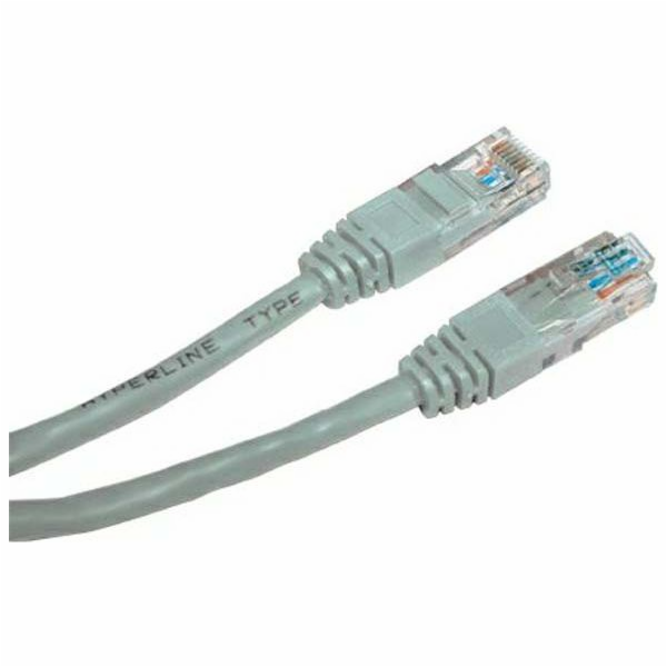UTP propojovací kabel, Cat.5e, nestíněný, 20 m, šedý
