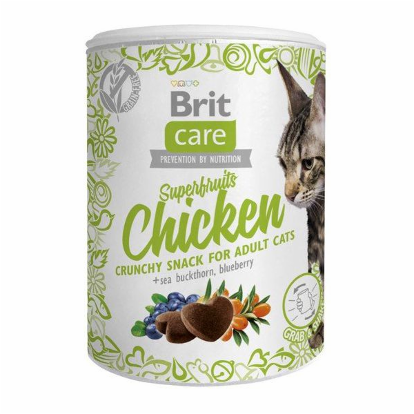 Brit Care Cat Snack Superfruits Chicken 100g pamlsky pro ...