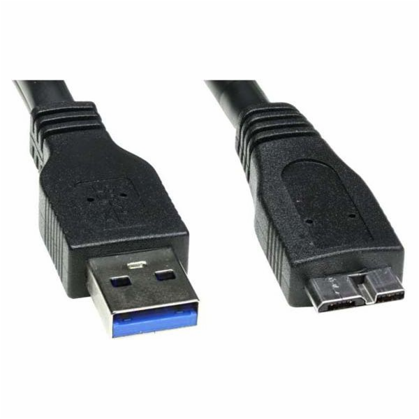 USB kabel Logo USB-A - microUSB 2 m Černý