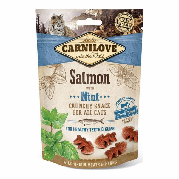 CARNILOVE Crunchy Snack Salmon & Mint - Pamlsek pro kočky...