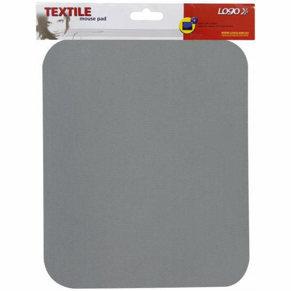 Měkká podložka pod myš s logem, šedá (50101)
