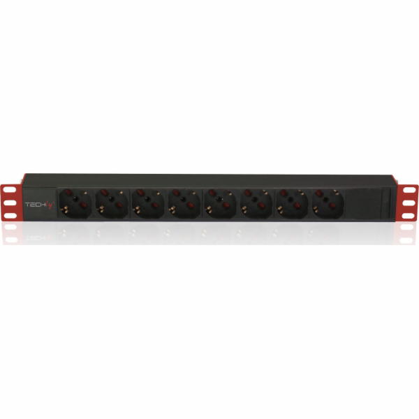 Techly Techly 107746 PDU Rack 19 1U, 8x Schuko, 250V/16A,...