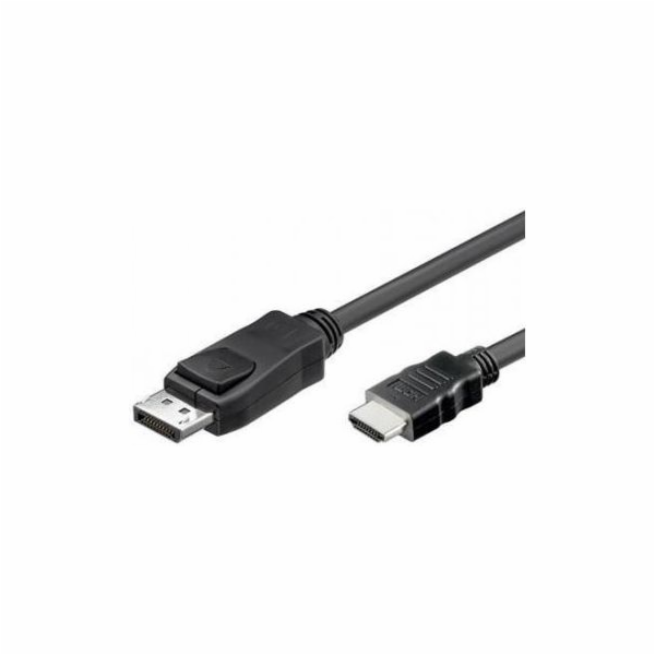 Techly DisplayPort - HDMI kabel 1m černý (ICOC-DSP-H12-010)