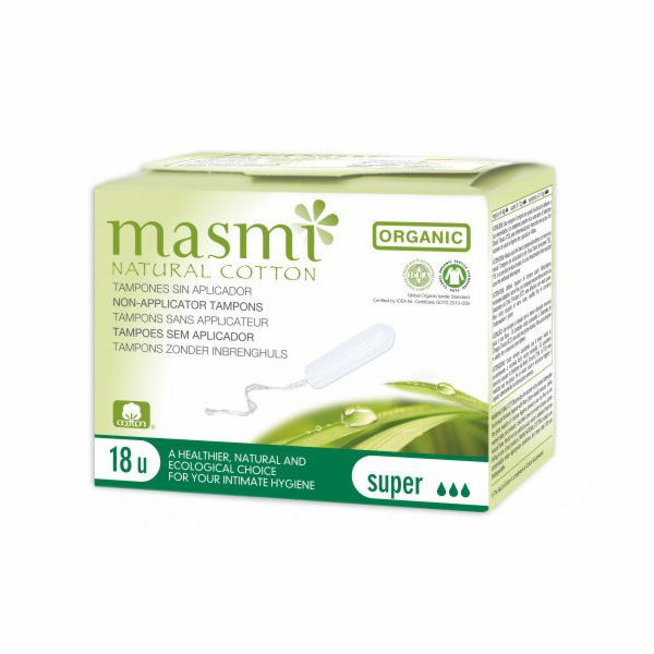 Masmi Tampony Super - 18 szt (bez aplikátoru)