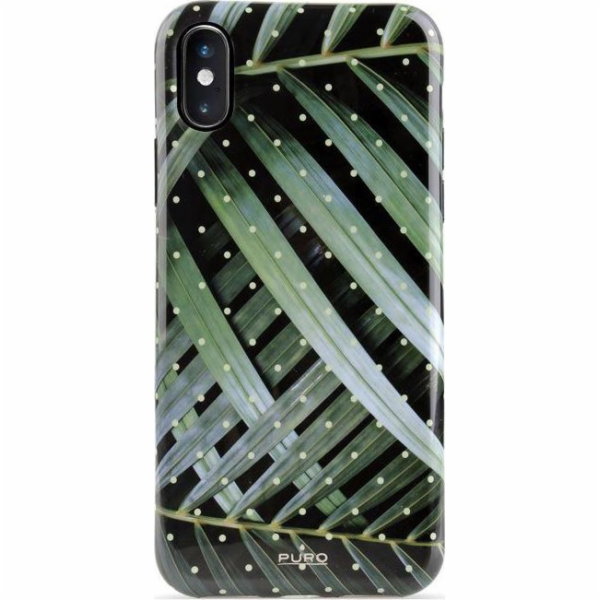 Puro Puro Glam Tropical Leaves – pouzdro na iPhone Xs / X...