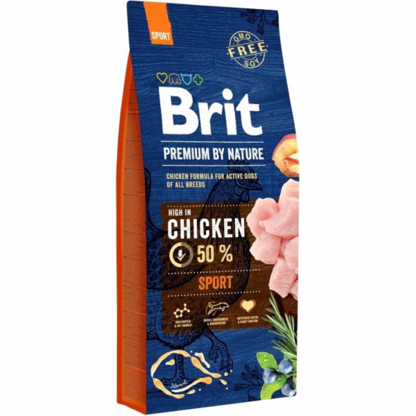 BRIT Premium by Nature Sport Chicken - suché krmivo pro p...