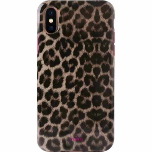 Puro Glam Leopard Cover Iphone XS/X (leo 2) Limitovaná edice
