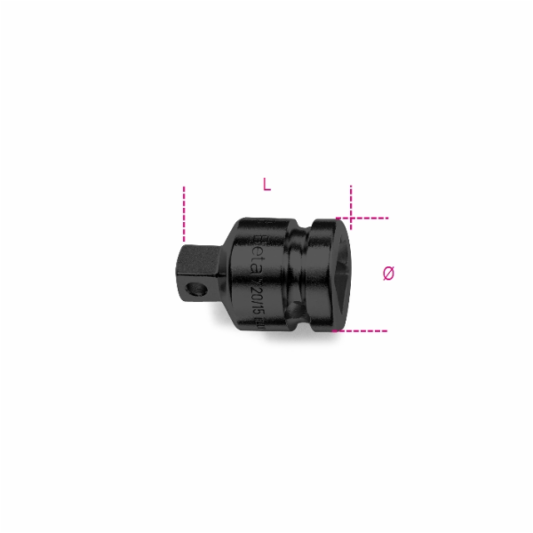 Beta Tools Redukce rázu 3/4 až 1/2 58 mm (007280810)