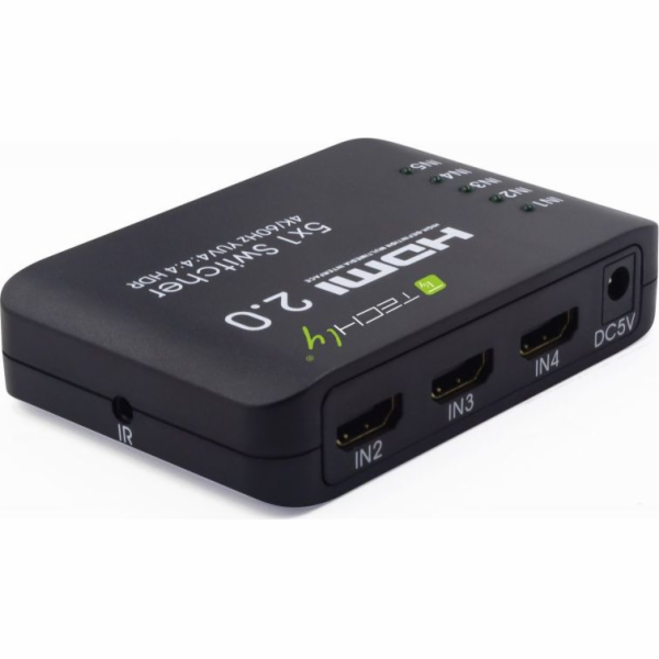 Techly TECHLY 108637 Techly 5portový HDMI 2.0 5x1 4K@60Hz...