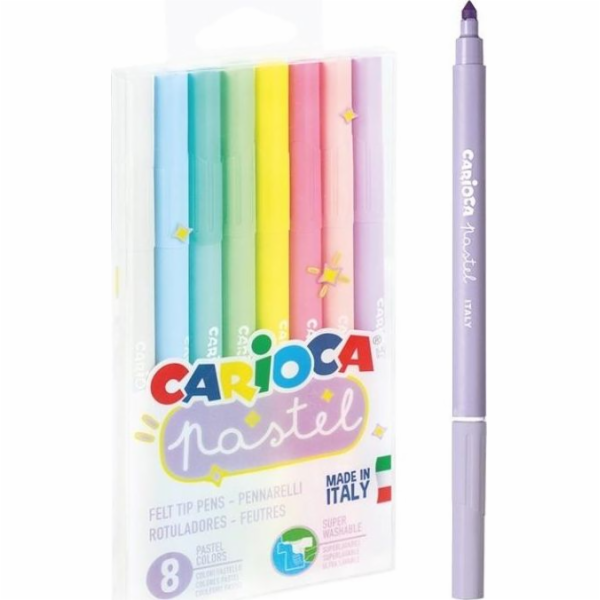 Carioca Markers Pastel 8 barev CARIOCA