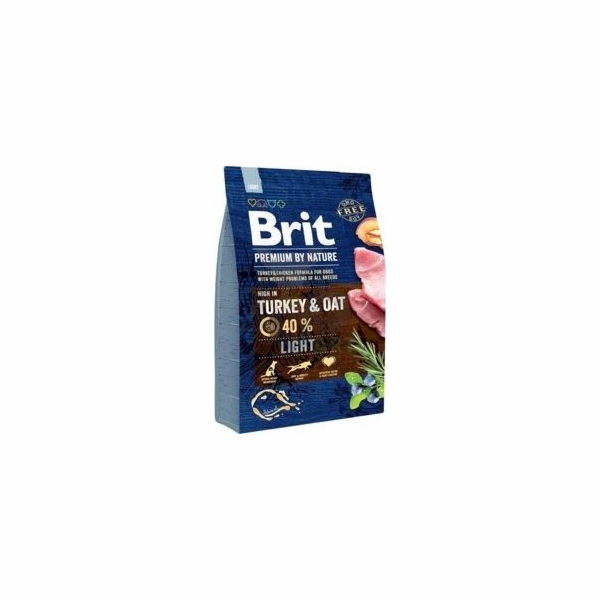 BRIT Premium by Nature Light Turkey&Oat - suché krmivo pr...