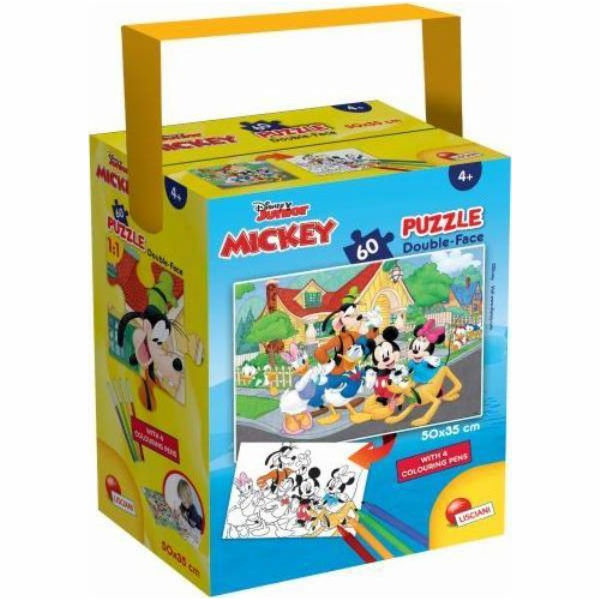 Lisciani Puzzle v tubě Mini 60 Mickey Mouse