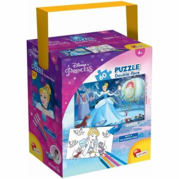 Lisciani Puzzle v tubě Mini 60 Cinderella