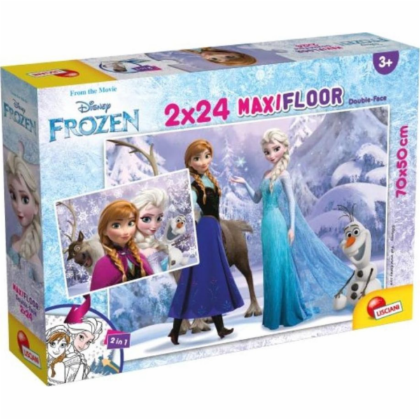 Lisciani Puzzle Supermaxi 2x24 Frozen
