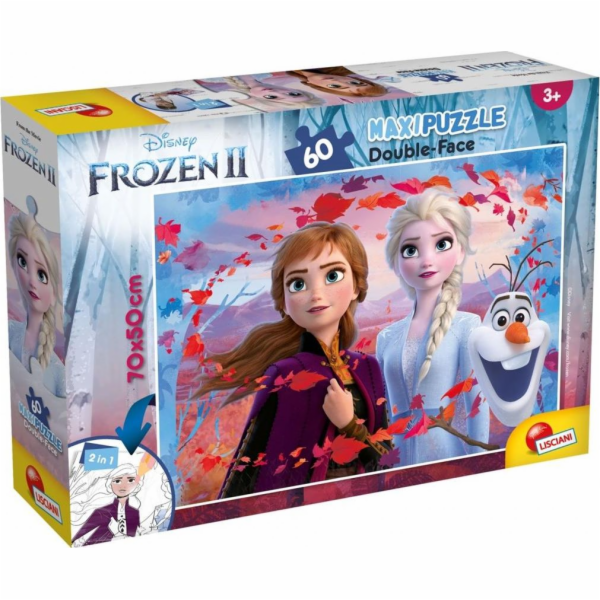 Lisciani Puzzle Supermaxi 60 oboustranné Frozen 2