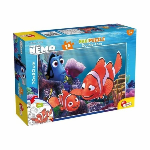Lisciani Oboustranné puzzle 24 dílků Maxi Hledá se Nemo 7...