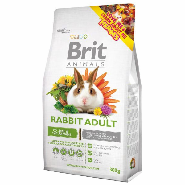 BRIT Animals Rabbit Adult Complete - krmivo pro králíky -...
