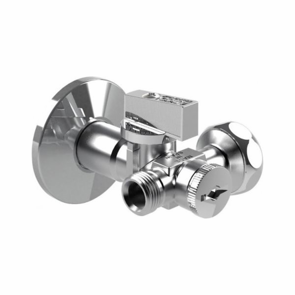 Arco Dvojitý rohový ventil s filtrem bez matice, proti us...