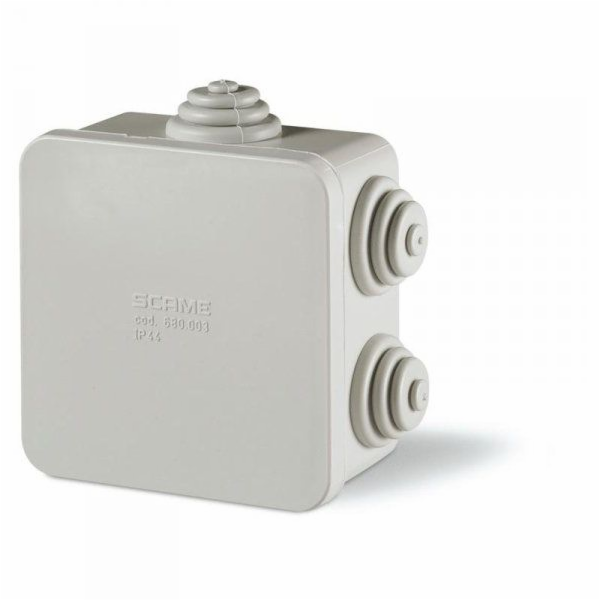 Scame instalační krabice 80x80x40mm Scabox 6 vývodek (680...