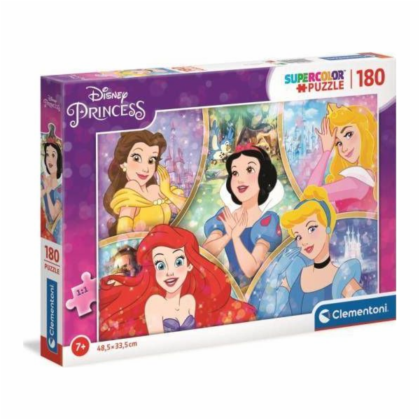 Clementoni Puzzle 180 princezen. Princezny 29311