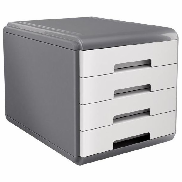 Arda organizér MyDesk šedobílý 4 zásuvky (18P4PB)