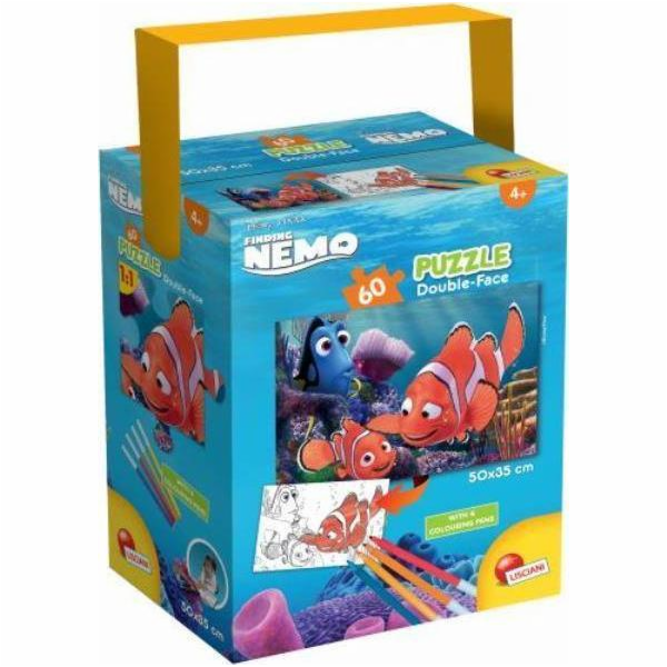 Lisciani Oboustranné puzzle v tubě, 60 dílků. 50x35 cm Ne...