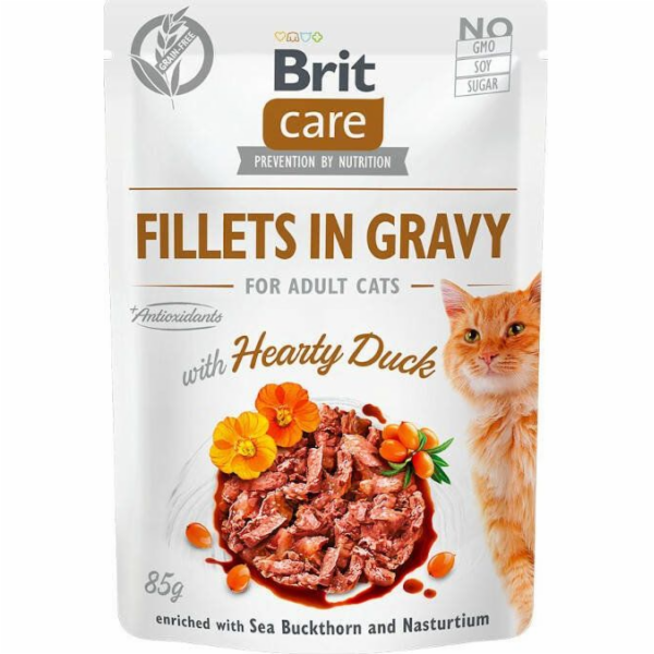 BRIT Care Fillets in Gravy kachní filety v omáčce - vlhké...