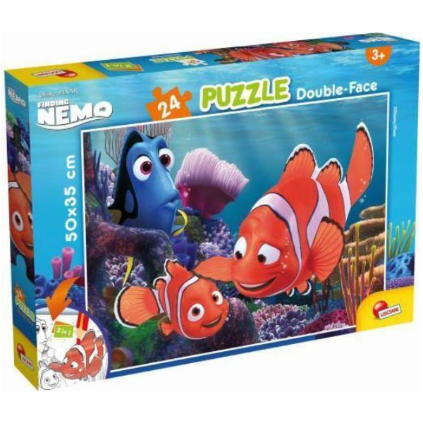 Lisciani Oboustranné puzzle 24 dílků. 50x35 cm Nemo. 8648...