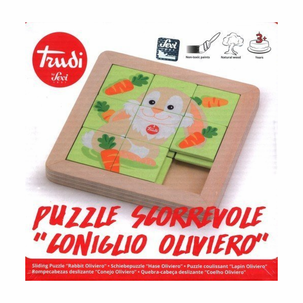 SEVI POSUVNÉ PUZZLE SE ZAJÍČKEM