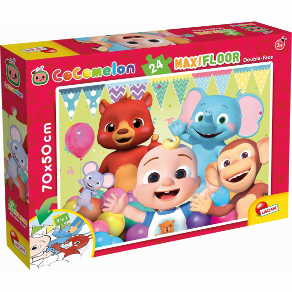 Lisciani LISCIANI COCOMELON OBOUSTRANNÉ PODLAHOVÉ PUZZLE ...