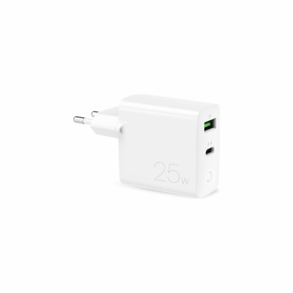 Puro Mini Fast Travel Charger 1x USB-A USB-C 3 A (PUR521WHT)