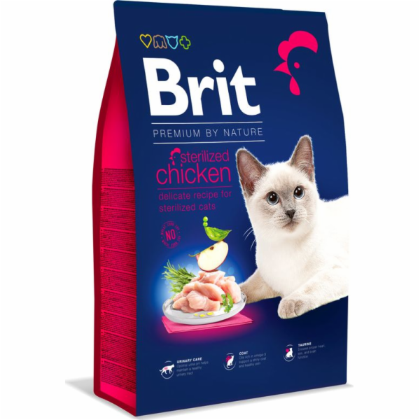 BRIT PREMIUM BY NATURE STERILIZED Suché krmivo pro kočky ...