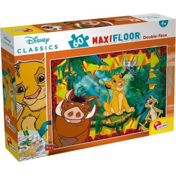 Lisciani LISCIANI DISNEY OBOUSTRANNÉ PUZZLE MAXI PODLAHA ...