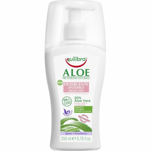 Equilibra Jemný gel pro intimní hygienu Aloe Vera 200ml