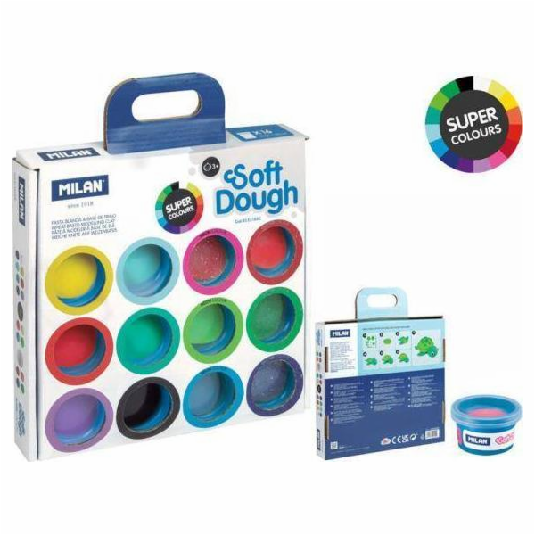 Milan Dough Dough Super Colors 16 barev x 30g 913316SC MILAN