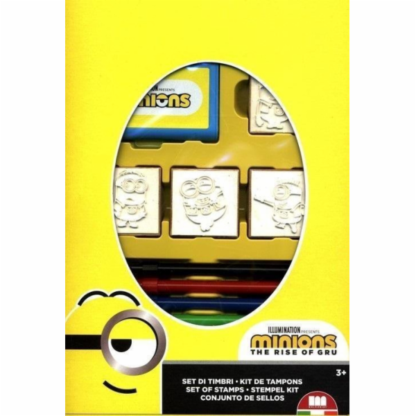 Multiprint MULTIPRINT MINIONS STAMPS BOX 4 KS