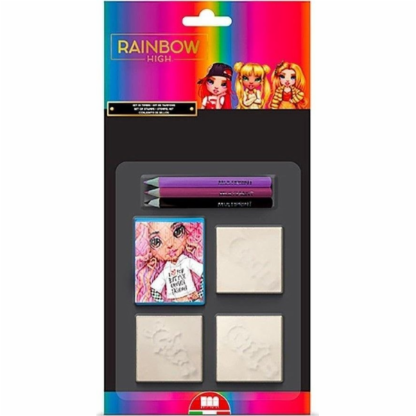 Multiprint MULTIPRINT RAINBOW HIGH STAMPS BLISTER 3 KS.