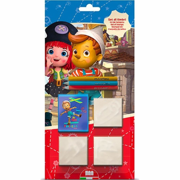 Multiprint MULTIPRINT PINOKIO STAMPS BLISTER 3 KS.