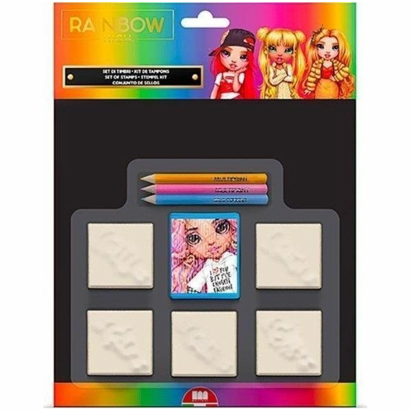 Multiprint MULTIPRNT RAINBOW HIGH STAMPS BLISTER 5 KS